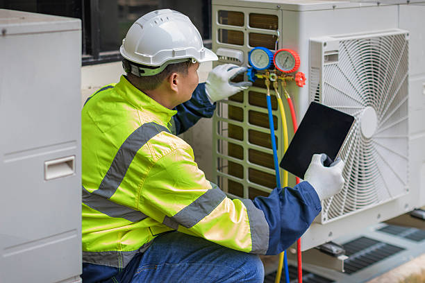 Professional Hvac Maintenance technician working in Bayside, WI